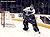 Olaf Kolzig plays the puck